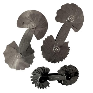 Proops Image Proops Set X 3 , 1 - 25mm Radius Gauge, Dual End, Measuring, Folding ...