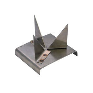 Proops 3 points en forme de V, sections surélevées, 50 x 70 x 65 mm, échasses de cuisson en acier inoxydable pour l&#39;émaillage. (J2085) Frais de port gratuits au Royaume-Uni