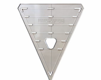 Linic Products UK Made Bunting Templates, Choice of Shape, Clear Plastic, Pennant, Flag, Triangle. (S7886) Free UK Postage