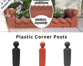 Garden Border / Lawn Edging Corner Post (X8184). Free UK Postage.