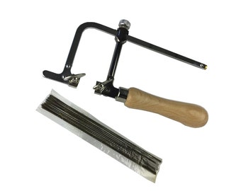 Proops Set of 144 Saw Blades Size Grade 1/0 & Adjustable Piercing Saw Frame (J1435). Free UK Postage