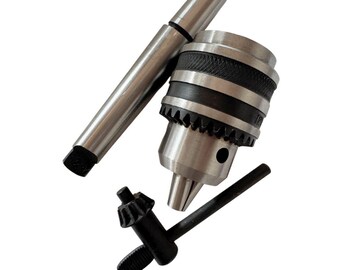 10mm Woodturners Drill Chuck with MT2 Morse Taper Arbor and Chuck Key (M0412) Free UK Postage