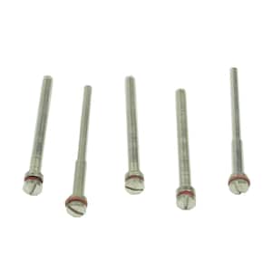 Pack of 5 Replacement Arbors/Mandrels 2.35mm 3/32&quot; Shank Code 5 for Rotary Tools, eg Dremel Proxxon. (X1306) Free UK Postage