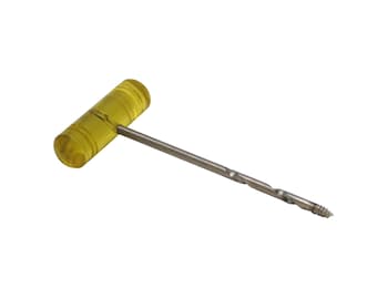 Proops Twist Gimlet with Yellow Handle, 4.5mm, Wood Boring, Holemaking, Leatherwork. (W8052) Free UK Postage