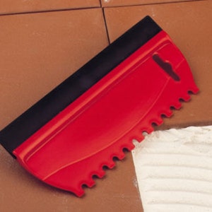 Linic Products UK Made Tile Adhesive Spreader, Wall Tile Spreader Grouter Tool. S7196 Free UK Postage. image 1