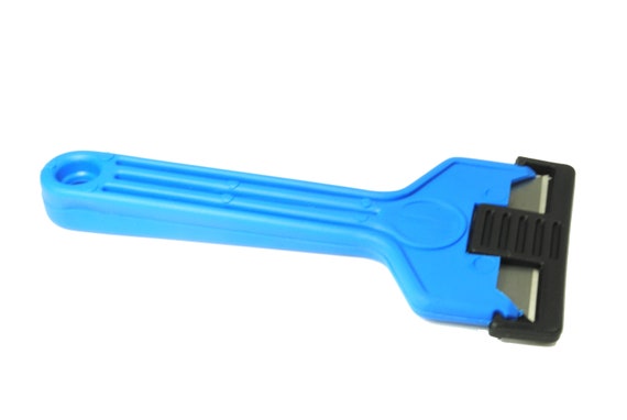 Window Scraper, Blue. Removes Paint From Windows Etc. UK Made. S7377 Free  UK Postage 