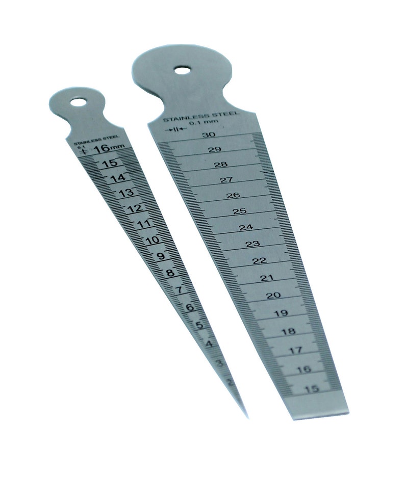 Proops Set of 2 Stainless Steel Bore Measuring Gauges Metric Etsy