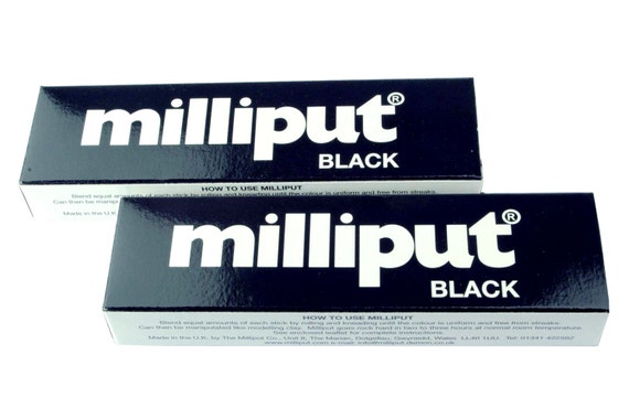 Proops Milliput Epoxy Putty Black X 2 Packs. Modelling -  Israel