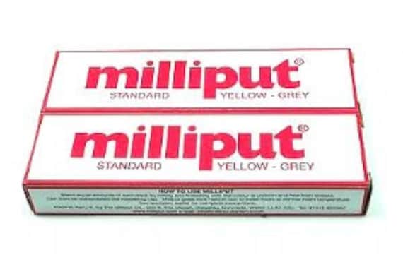 Proops Milliput Epoxy Putty, Standard Yellow Grey X 2 Packs. Modelling,  Sculpture, Ceramics, Slate Repairs. x1015a Free UK Postage 
