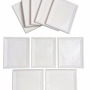 Puppenhaus Bilderrahmen, 10er Pack, Maßstab 12, rechteckig, Farben nach Wahl. (A1011) Kostenlose UK Porto