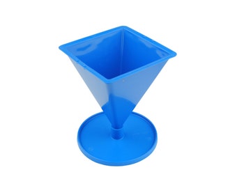 Proops Candle Mould Pyramid Shape with Stand, 4" Tall. UK Made (S7545). Free UK Postage.