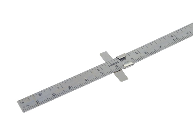 Proops Stainless Steel 150mm Depth Gauge Rule Measure Ruler Etsy