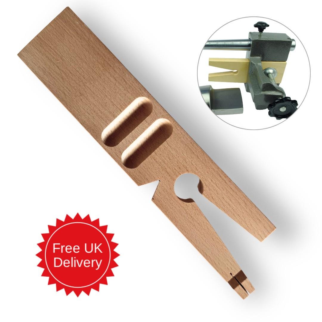 TAURISH V-Slot Bench Pin with C-Clamp Jewelry Making Tool Metalsmith