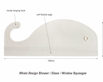 Escobilla de goma/raspador flexible para mampara de ducha/ventana/vidrio/espejo, etc., fabricado en el Reino Unido (X2315) Franqueo gratuito en el Reino Unido