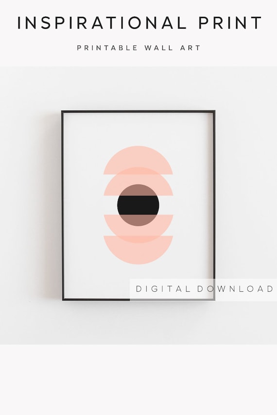 Geometric print, Сircle print, Abstract print, Peach black decor, Geometric art, Scandinavian Style, Geometric poster, Minimal Decor Geometric print, Сircle print, Abstract print, Peach black decor, Geometric art, Scandinavian Style, Geometric poster, Minimal Decor