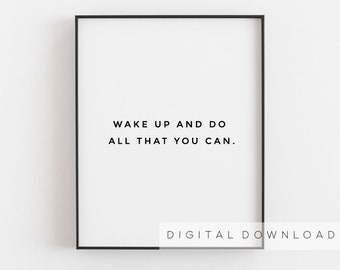 Motivational Wall Decor Inspiration Wall Art Printable | Etsy