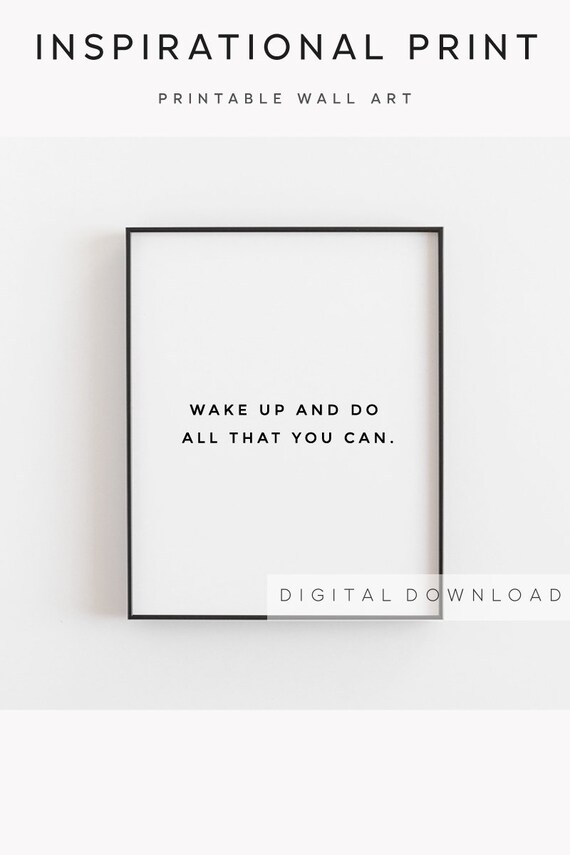 Inspiration Wall Art Motivational Wall Decor Inspirational Bedroom Wall Decor Motivational Quote Printable Art Encouragement Print