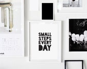 Inspirational print, motivational wall decor, motivational print, everyday print, typography poster, motivational quote, inspirational quote