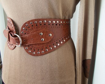 Vintage Multi Colored Stone Cabochon Silver Base Belt Unique Silver Tone Agate Stone Belt Jean Belt Bohemian Gypsy Hip Belt