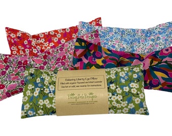 Eye Pillow for Relaxation in Liberty of London Tana Lawn, Yoga Gifts, Relaxation Gifts