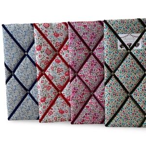 Liberty Pin Board, Liberty Fabric Memo Board, Liberty Noticeboard, Floral Pin Board, Liberty of London Gifts