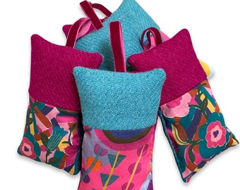 Liberty and Harris Tweed Lavender Bag, Liberty Lavender Sachet, Harris Tweed Lavender bag, Teacher Gift