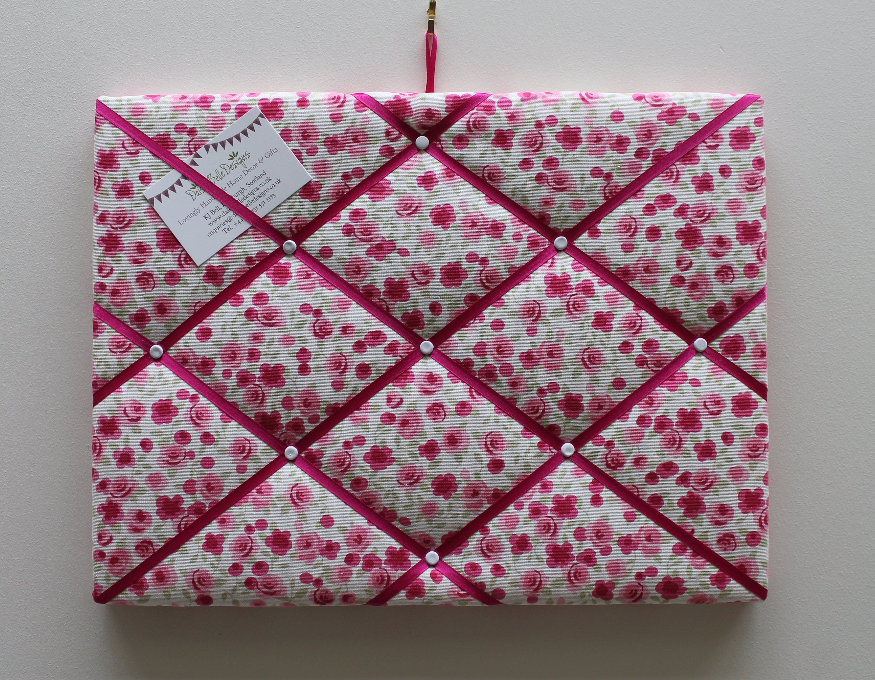 Memo Board Pink Pin Board Fabric Noticeboard Pin Board Etsy