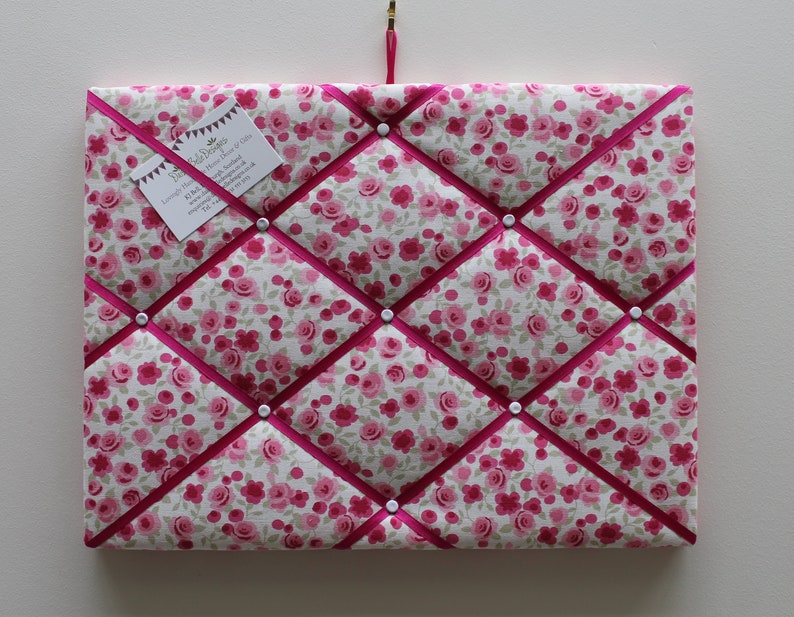 Memo Board Pink Pin Board 40cm x 30cm Etsy