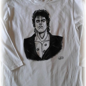 T-shirt dipinta a mano KEN IL GUERRIERO