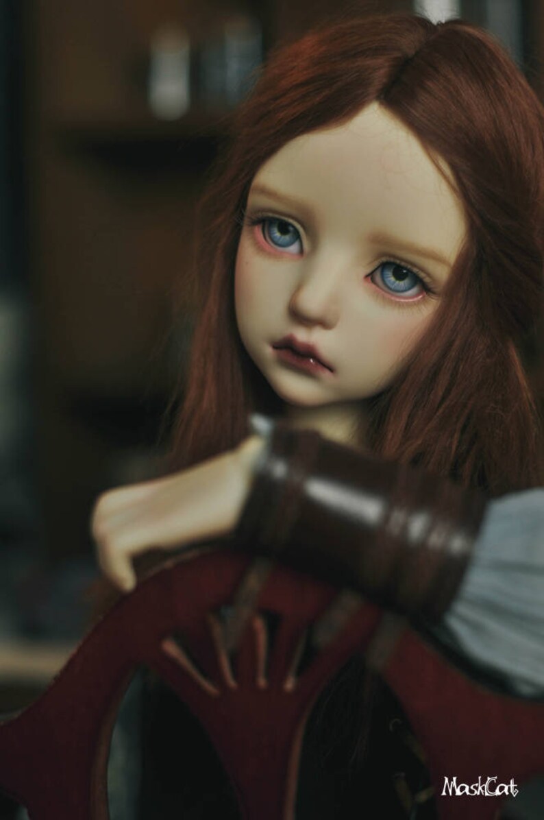 MaskcatDoll Ronia 57cm Resin Ball Jointed Doll BJD head Etsy