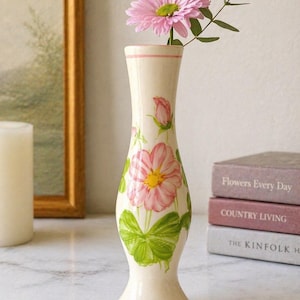 花瓶・フラワースタンド vintage * Portugal ribbon flower vase Portuguese Bud Vase - Etsy