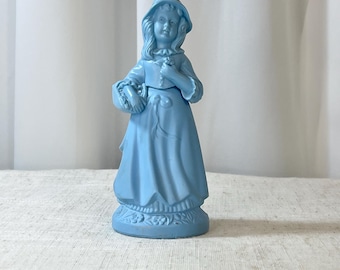 Vintage Avon Little Girl Blue 90ml Figure Perfume Bottle 50% Full