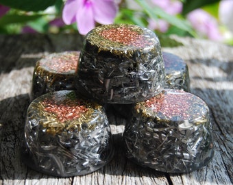 LOT of FIVE Orgonite® Orgone Tower Busters, Orgone Generators - EMF Protection Free Delivery !