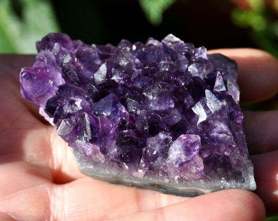 Uruguay Amethyst Crystal Cluster - 67 grams