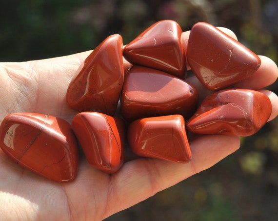RED JASPER Tumbled Stone from South Africa