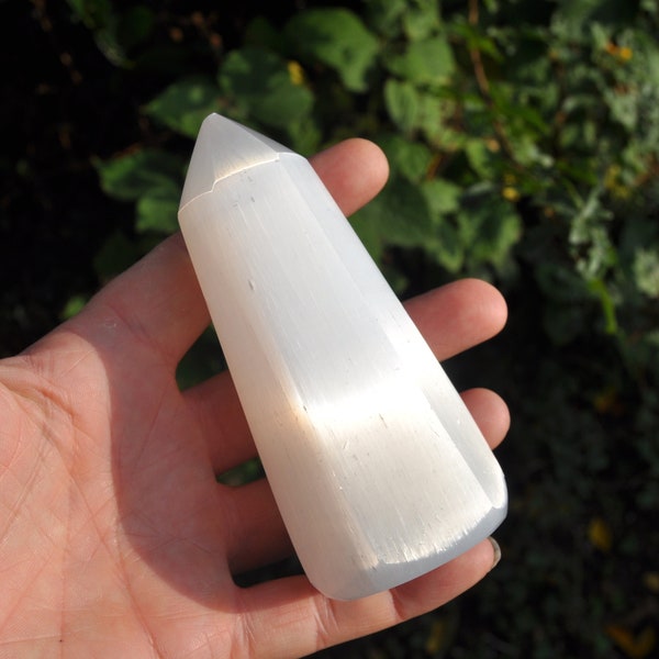 Selenite Tower Polished - 10 cm