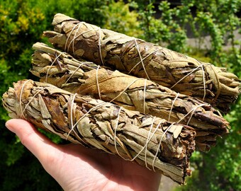 20CM Large Yerba Santa Smudge Stick - 75 Grams - 7.8" Cleansing