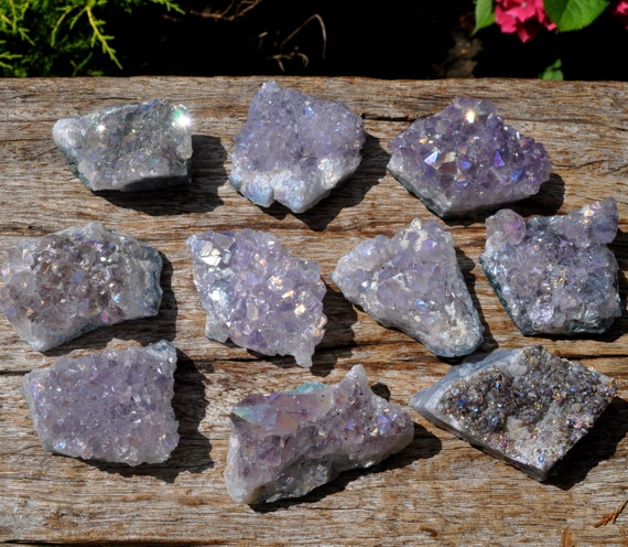 Aura Amethyst crystal cluster Aura Amethyst Clusters, Aura Amethyst Crystal, Angel Aura Amethyst, Healing Crystals, Crystal Clusters