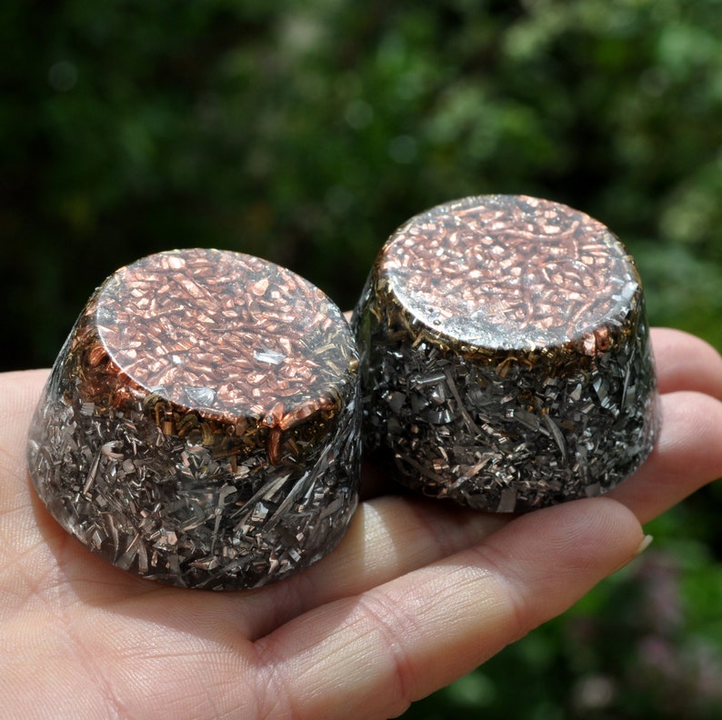 LOT of FIVE Orgonite® Orgone Tower Busters, Orgone Generators EMF Protection Free Delivery image 3