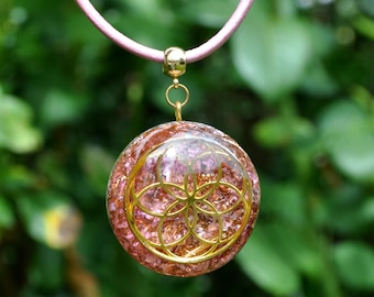 SEED of LIFE Orgonite® EMF Harmonizer Pendant Necklace -