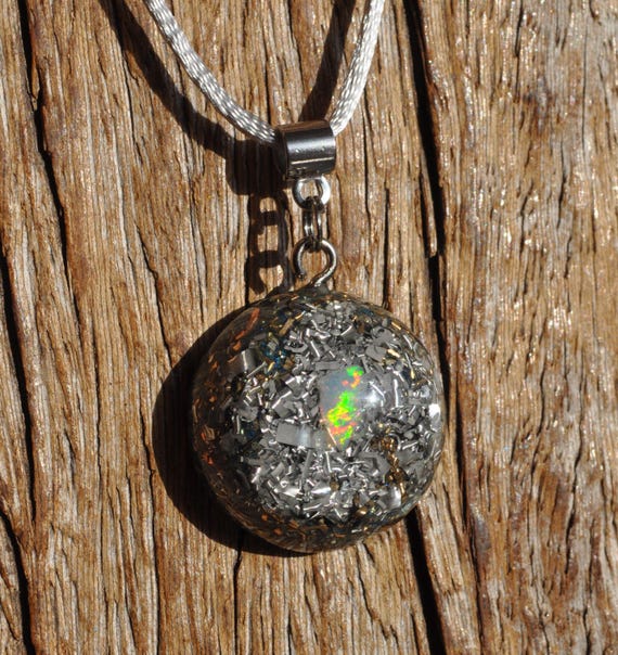 Welo Opal Pendant Orgonite Necklace - Unisex Jewellery