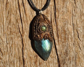 Pendentif INNERMIND en argile labradorite Spiritual - Livraison GRATUITE !