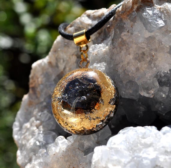 Real Orgonite® with Elite Shungite EMF Pendant ENERGY Harmonizer Necklace - Unisex