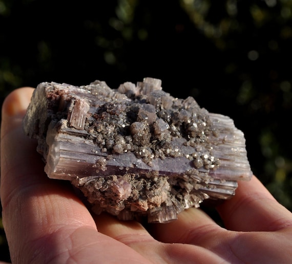 LARGE Purple Aragonite Crystal from Spain – 98g Raw Mineral Specimen – Collectible Healing Crystal