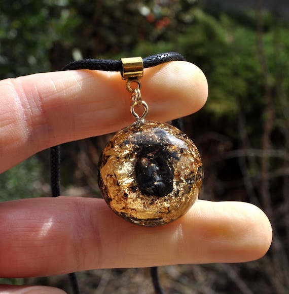 Real Orgonite® with Elite Shungite EMF Pendant ENERGY Harmonizer Necklace - Unisex