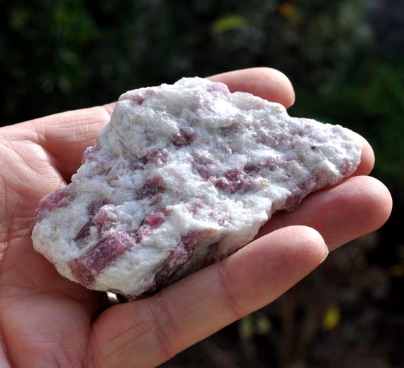 RUBELLITE in Matrix - Pink Tourmaline in Quartz - Free Shipping Worldwide