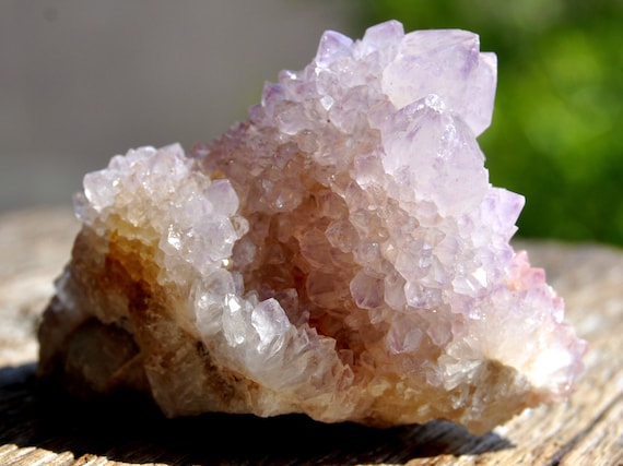 Twin Lavender Spirit Quartz Cluster - Free Delivery