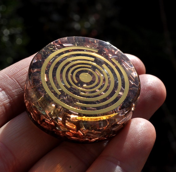 Pocket Orgonite – Lakhovsky MWO EMF Protection, Crystal Energy Harmonizer