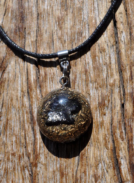 Elite Shungite Orgonite® EMF Harmonizing Pendant Necklace – Unisex