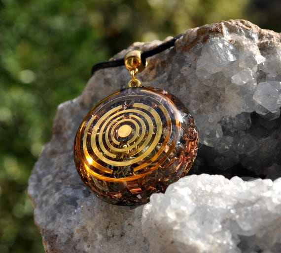 LAKHOVSKY MWO Orgonite® Clear Pendant  - EMF Harmonizer - Unisex